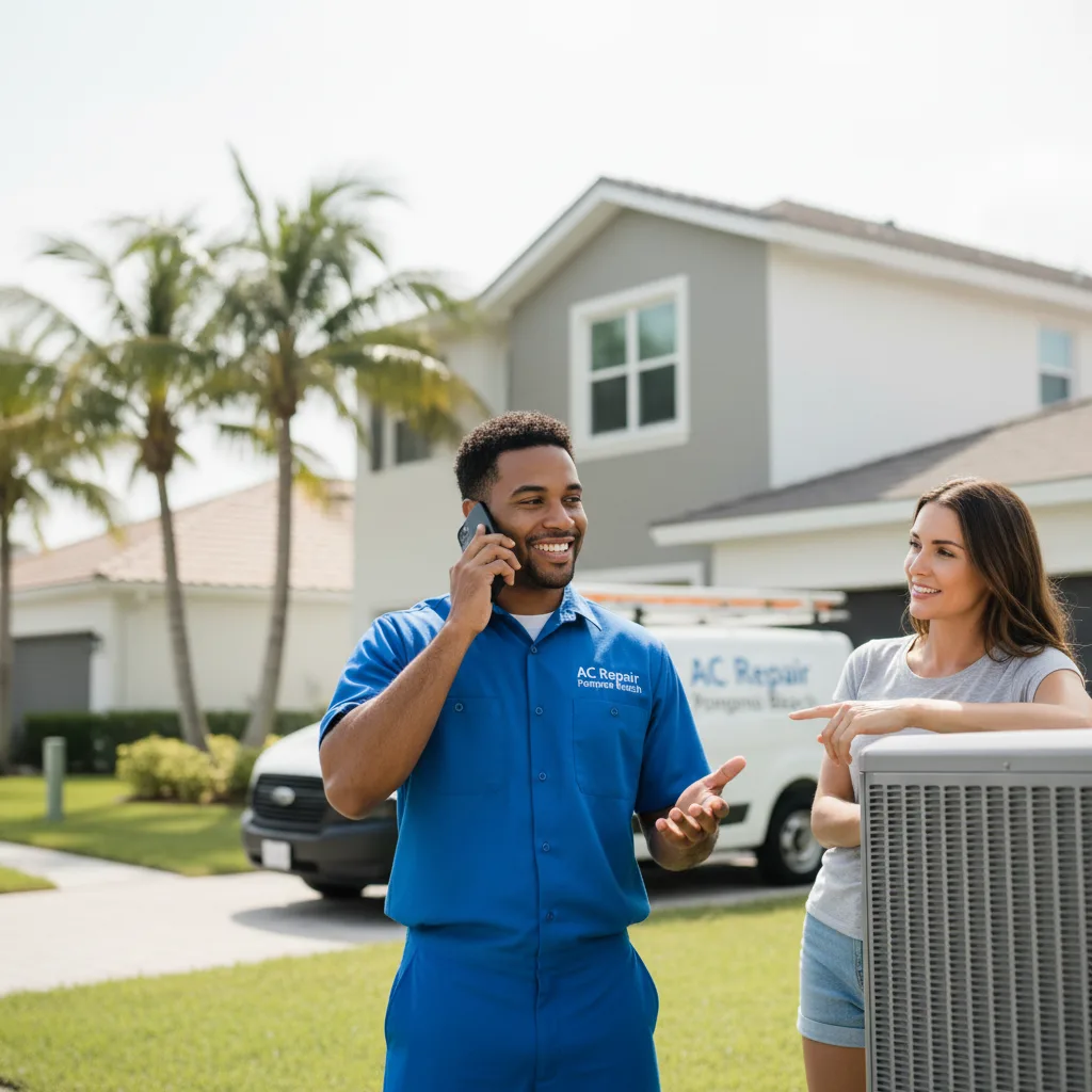 AC Repair Pompano Beach customer support in Ramer